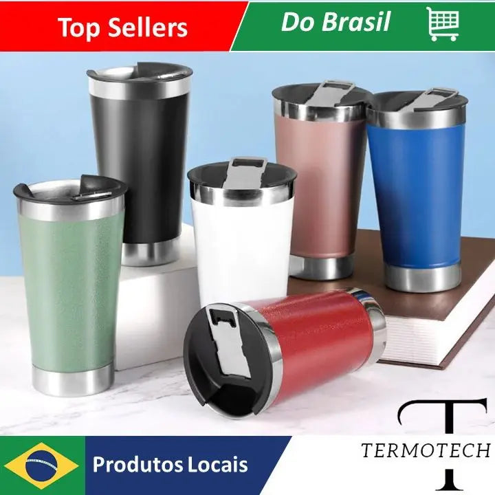 Copo Térmico 473ml INOX